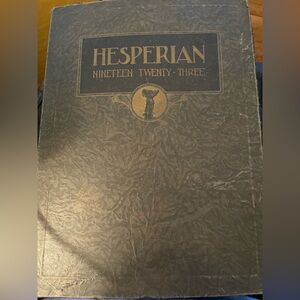 WEST HIGH SCHOOL YEARBOOK ANNUAL “Hesperian” 1923  Minneapolis Minnesota MN